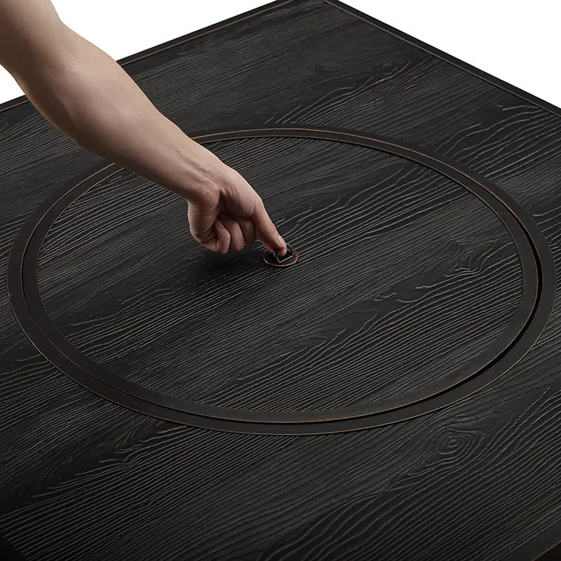 Yorke 40" Square Aluminum Convertible Gas Fire Pit Table