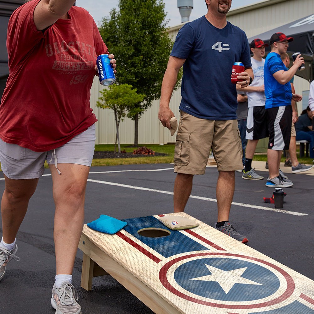 American Hero Star Cornhole Boards
