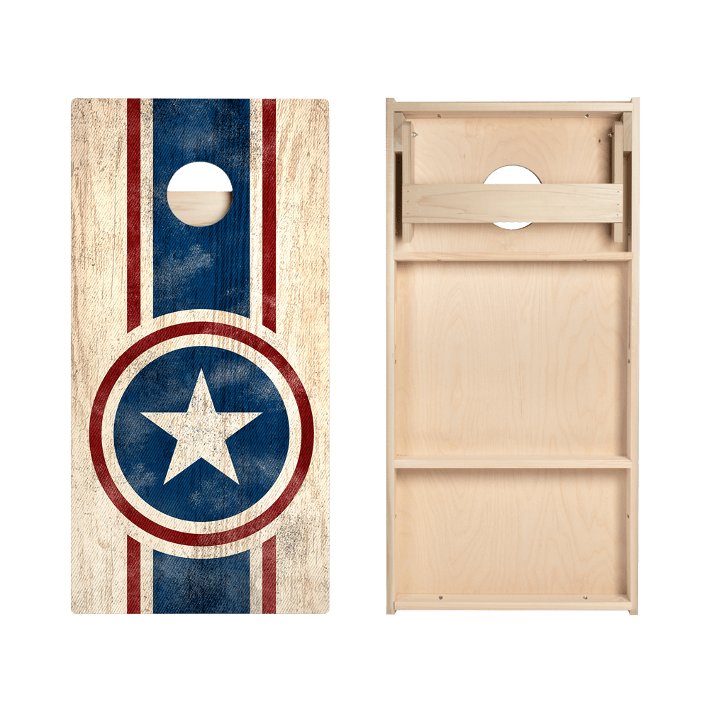 American Hero Star Cornhole Boards
