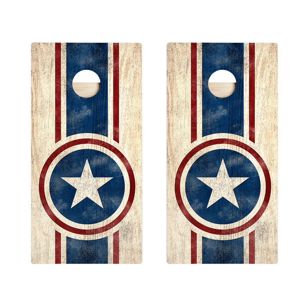 American Hero Star Cornhole Boards