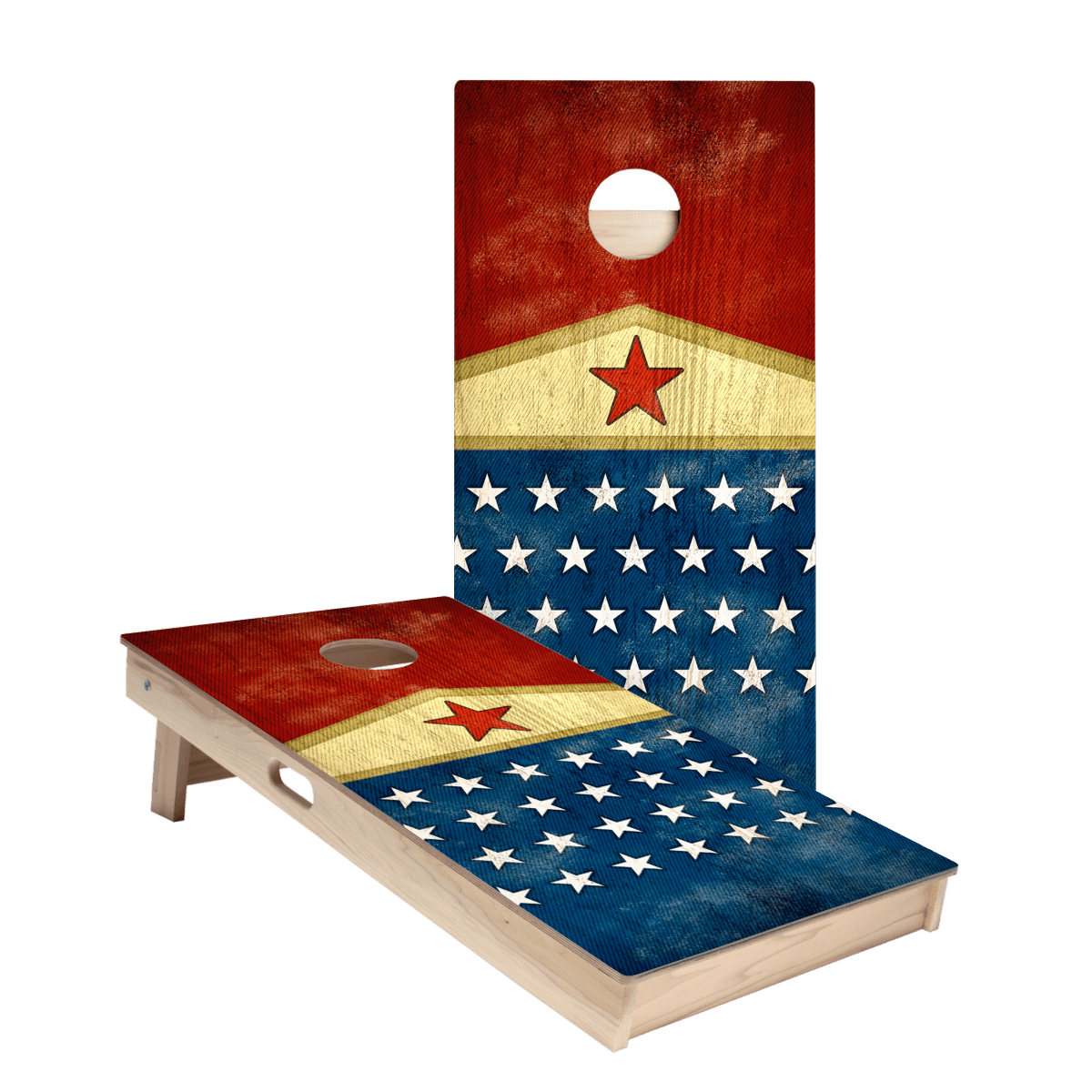 American Stars Star Cornhole Boards