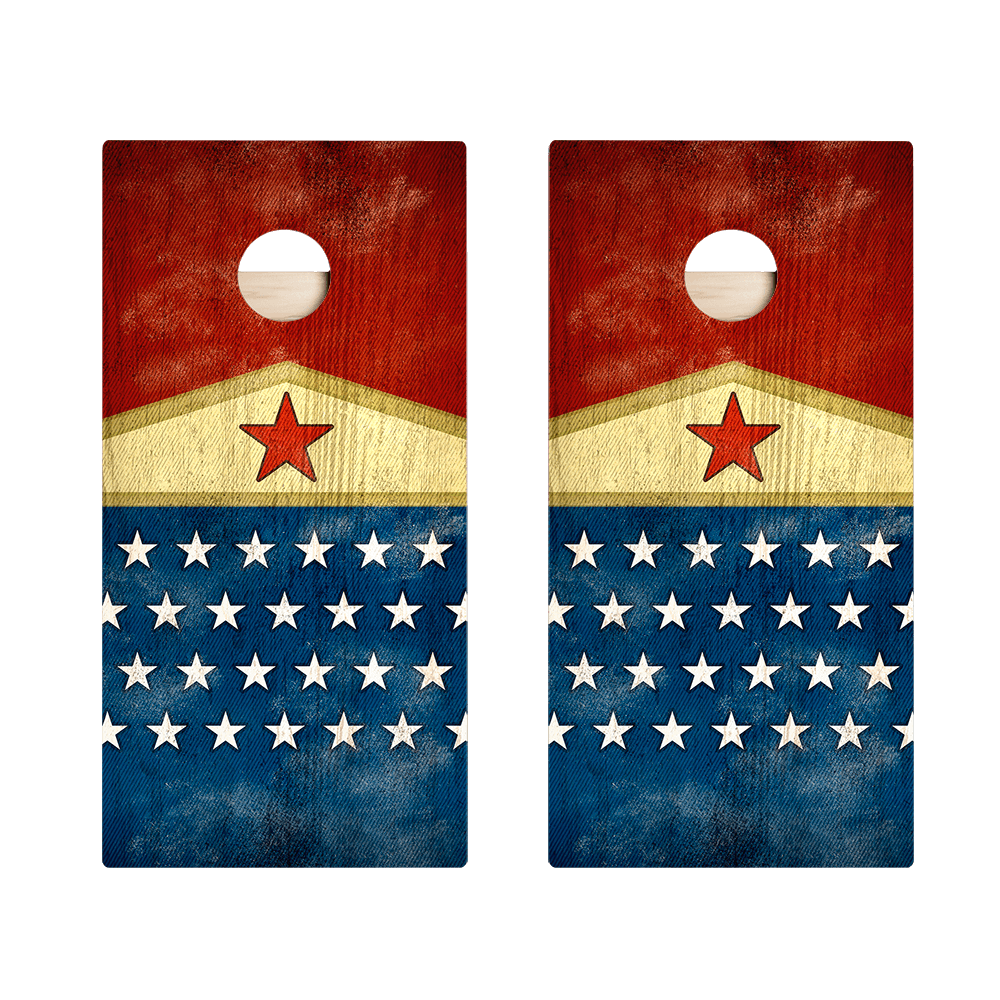 American Stars Star Cornhole Boards