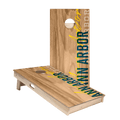 Ann Arbor Campus Gameday Star Cornhole Boards