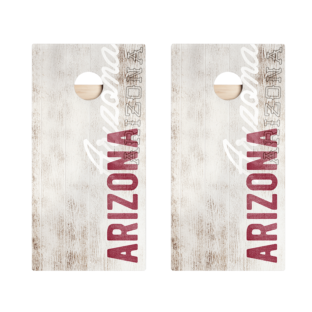 Arizona Football Vintage Gameday Star Cornhole Boards