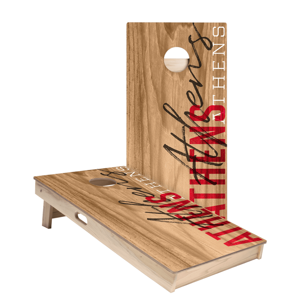 Athens Campus Gameday Star Cornhole Boards