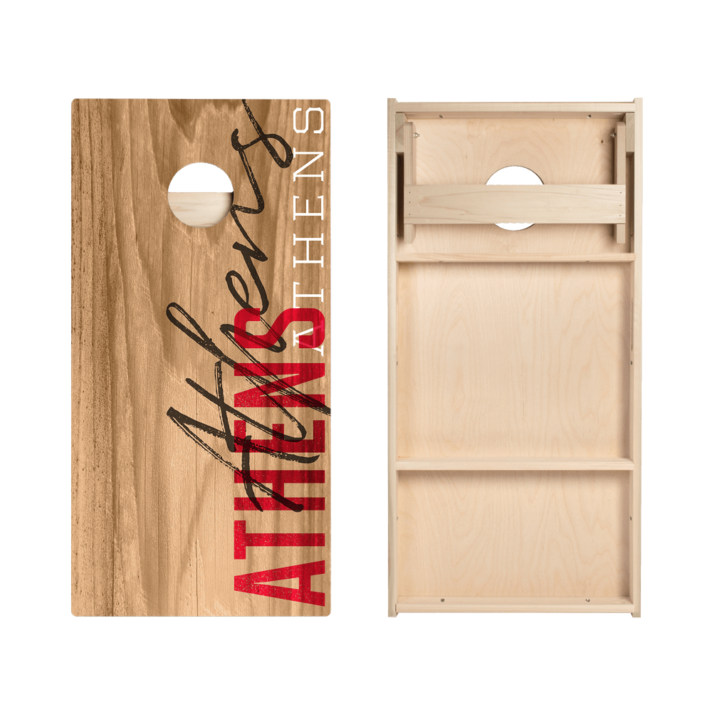 Athens Campus Gameday Star Cornhole Boards