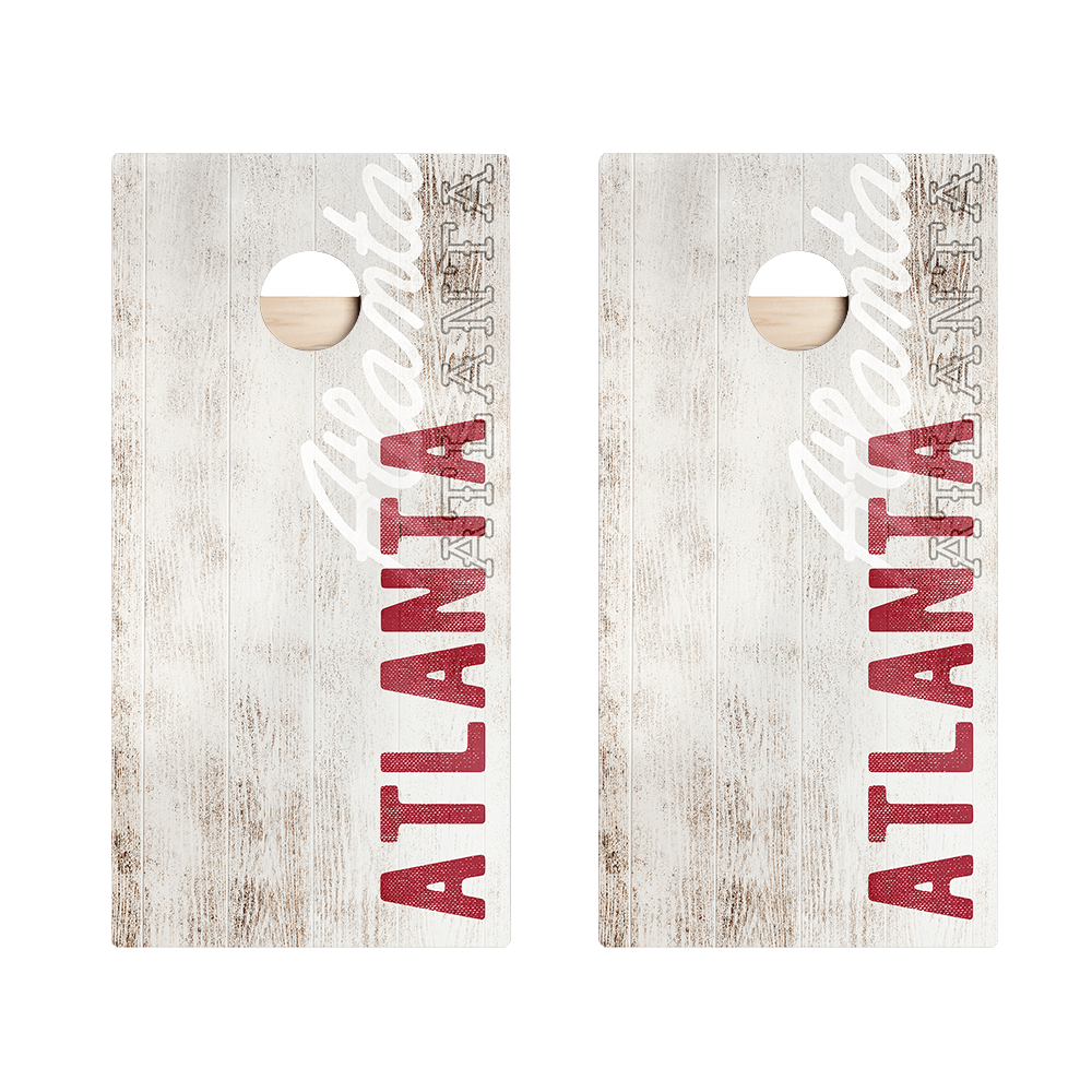 Atlanta Football Vintage Gameday Star Cornhole Boards
