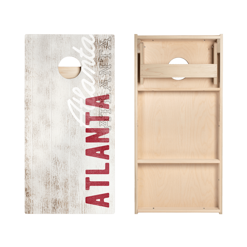 Atlanta Football Vintage Gameday Star Cornhole Boards