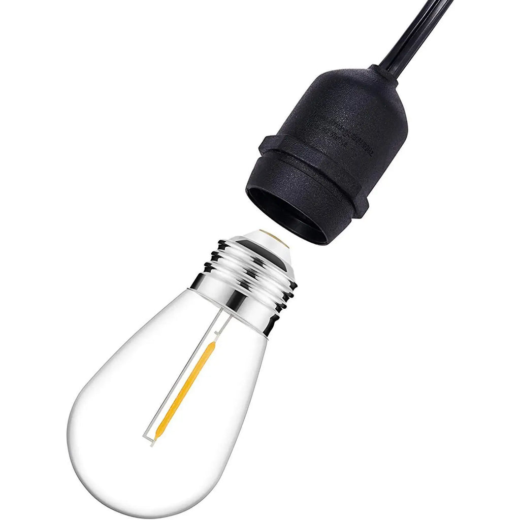 Backyard String Lights with Solar LED