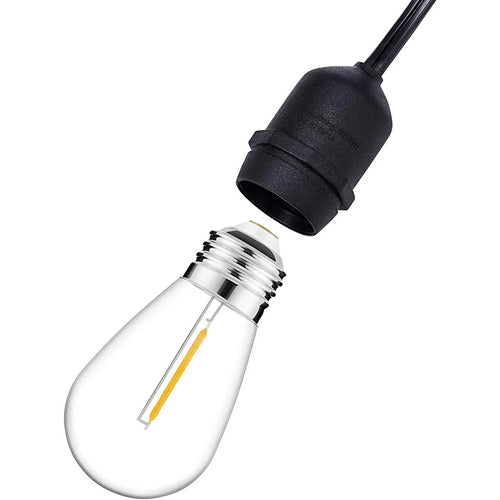 Backyard String Lights with Solar LED