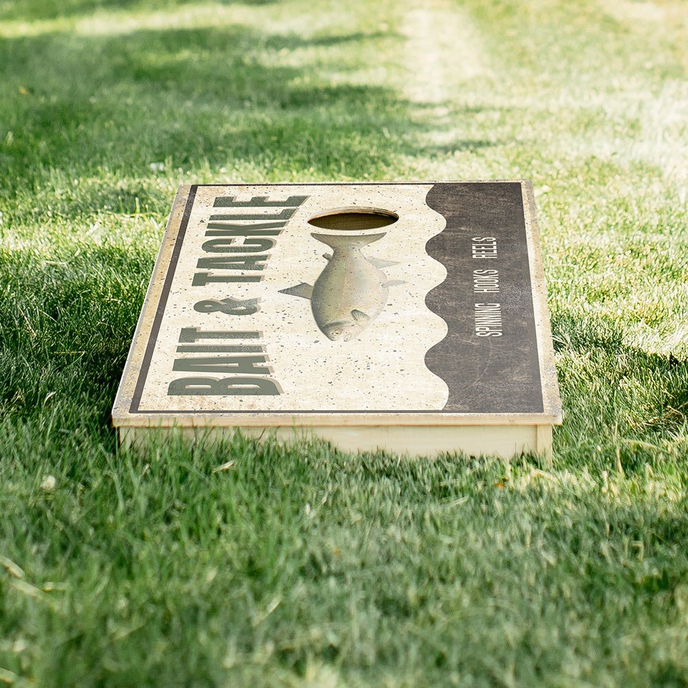 Bait And Tackle Star Cornhole Boards