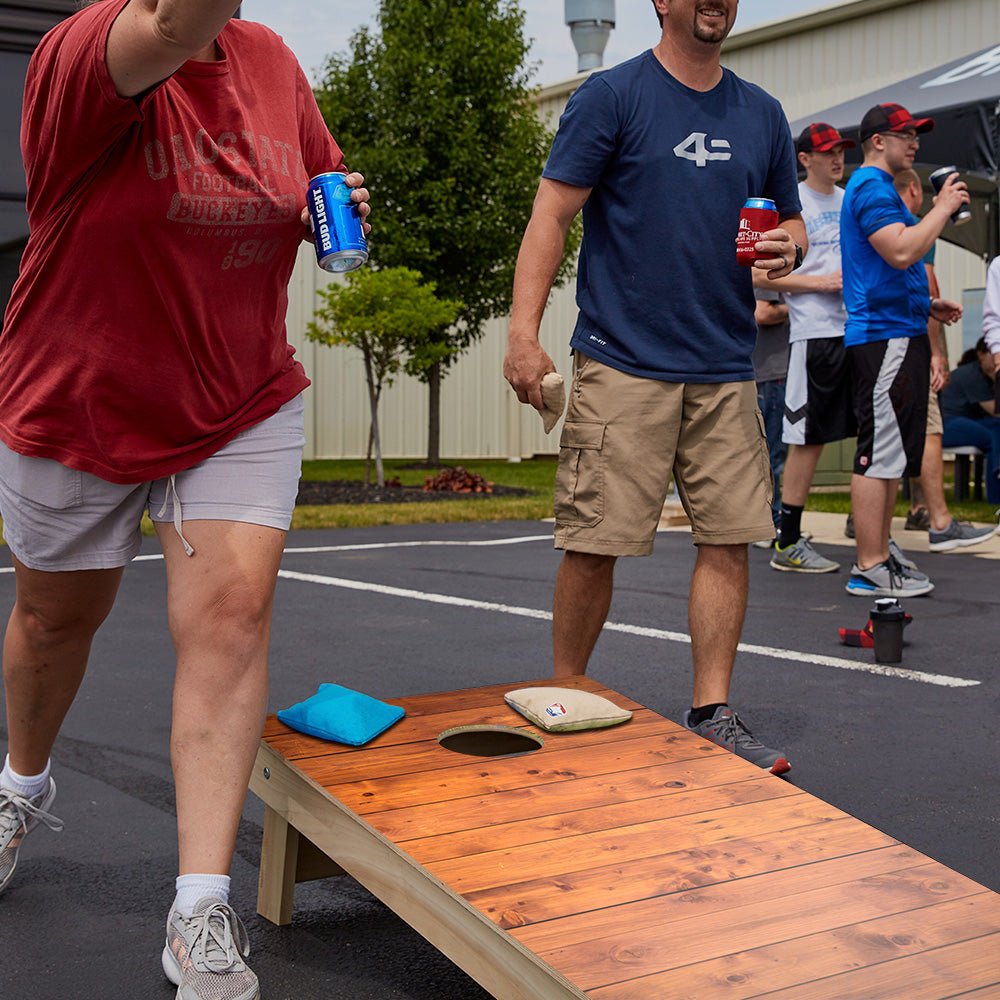 Barn Wood Star Cornhole Boards