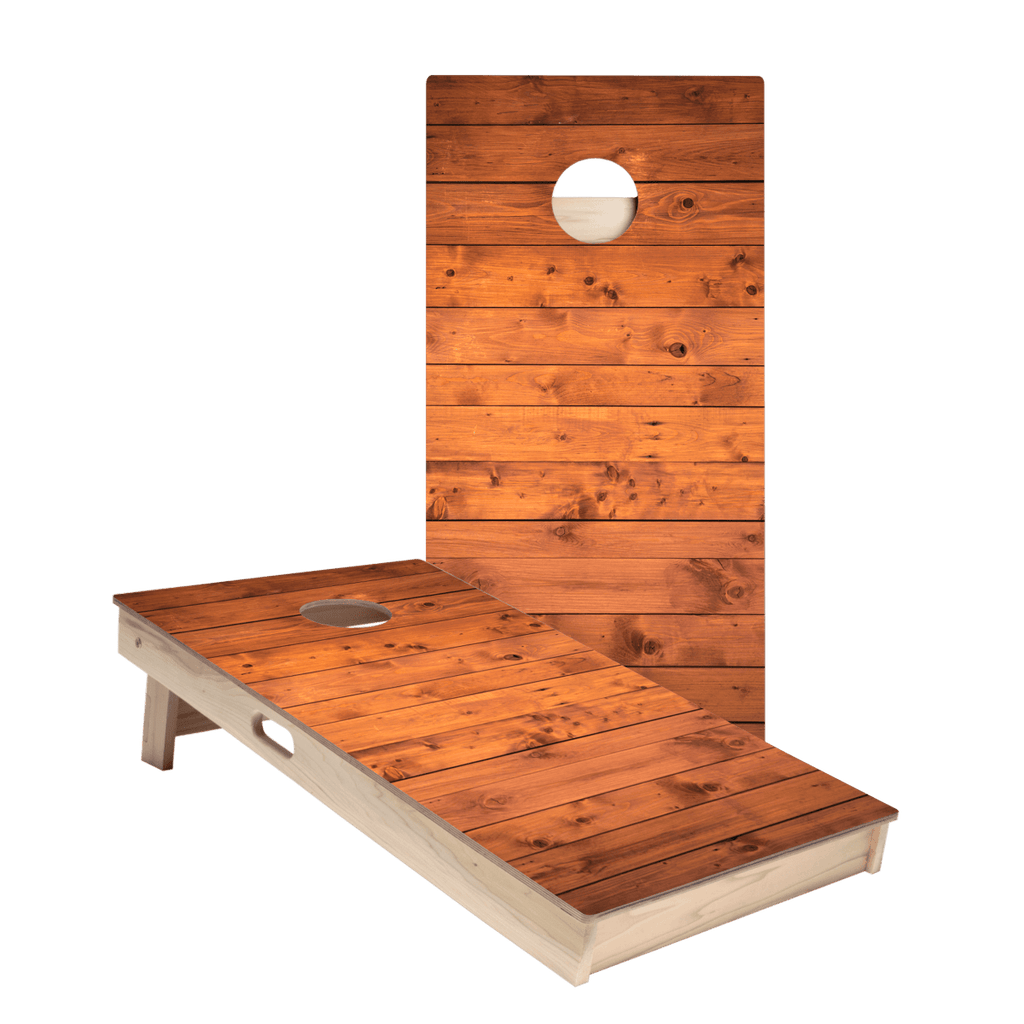 Barn Wood Star Cornhole Boards
