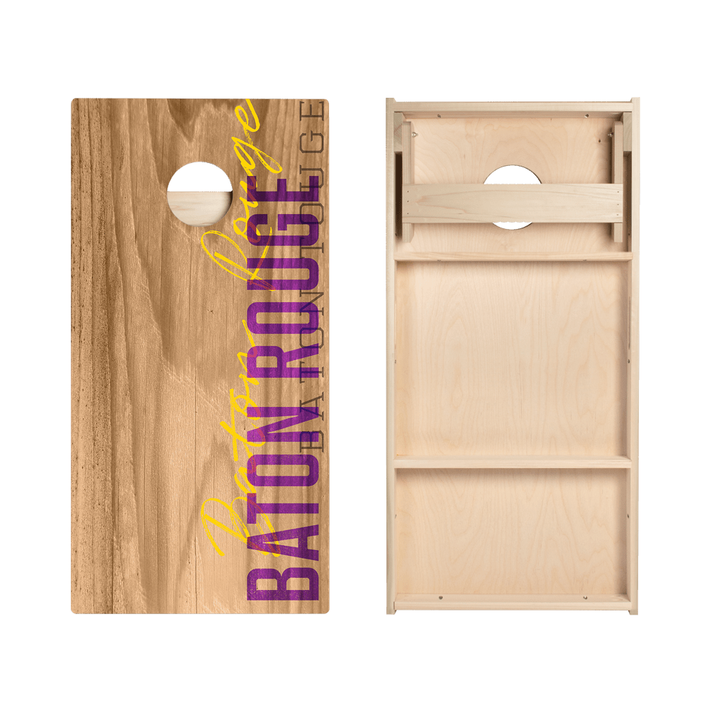 Baton Rouge Campus Gameday Star Cornhole Boards