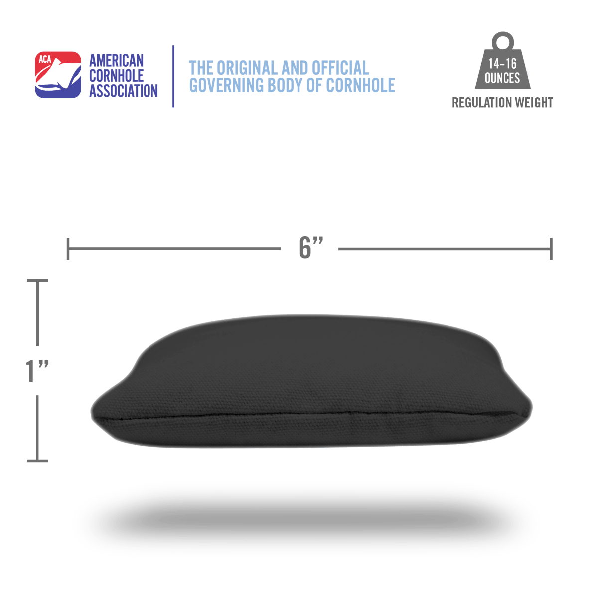 Black Daily 66x Cornhole Bags