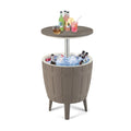 10 Gallon Cooler Bar Table Outdoor