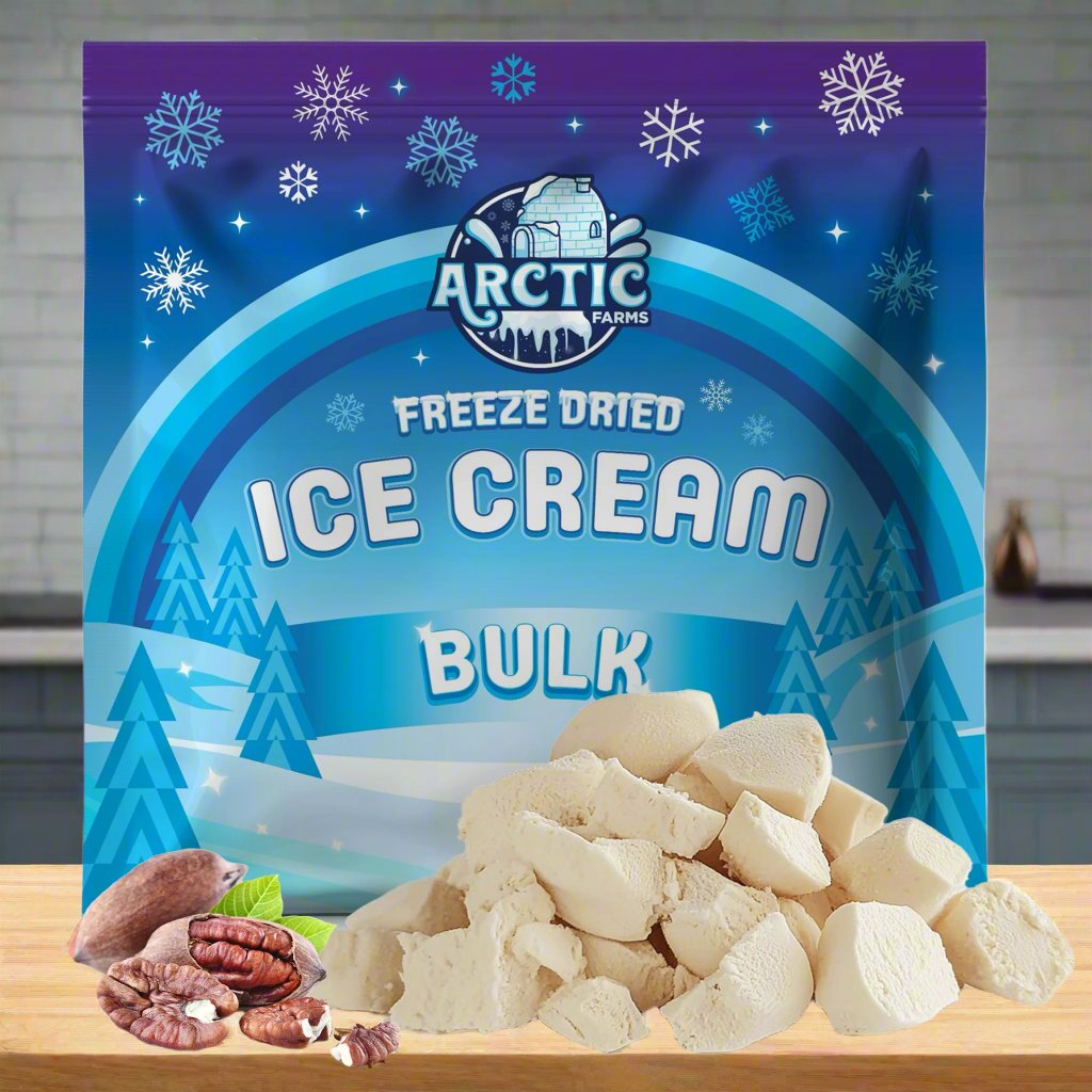 Freeze Dried Ice Cream That Does Not Melt (Bits) Butter Pecan