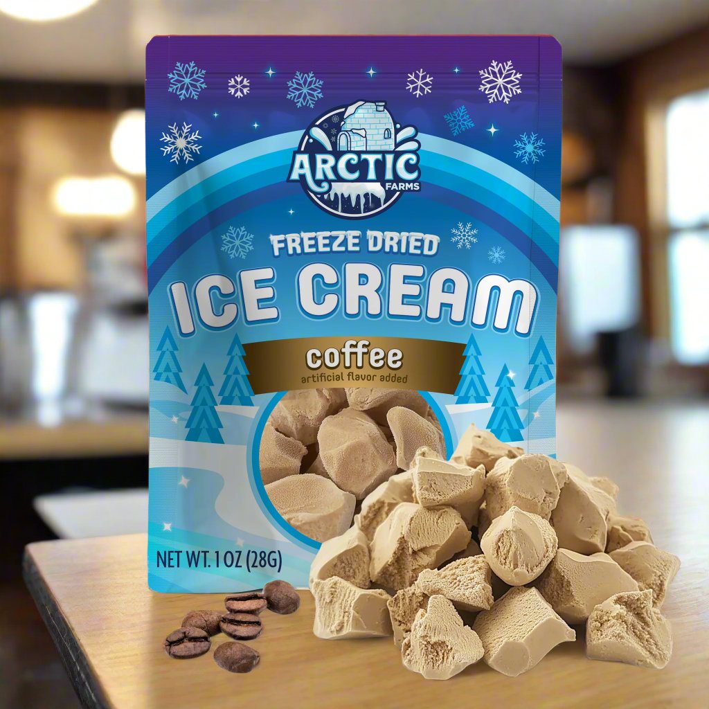 Freeze Dried Ice Cream That Does Not Melt (Bits) Coffee