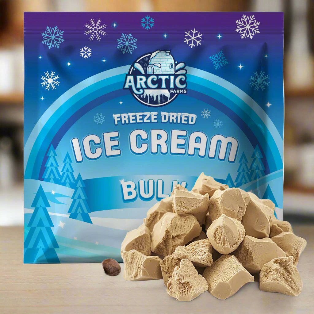 Freeze Dried Ice Cream That Does Not Melt (Bits) Coffee