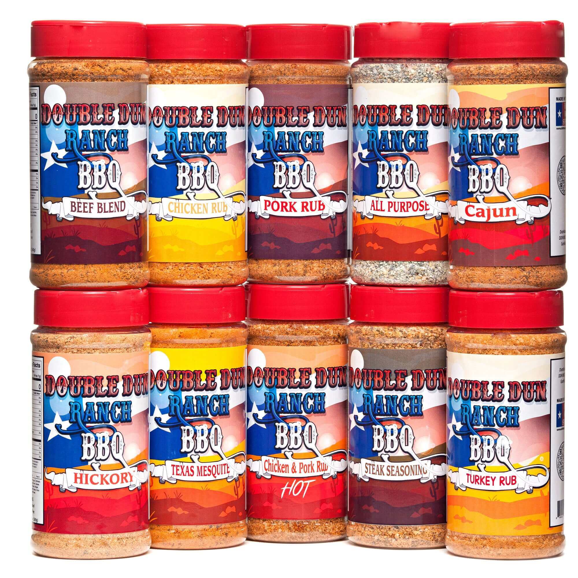 DDR BBQ Rubs 10-Pack Variety Set
