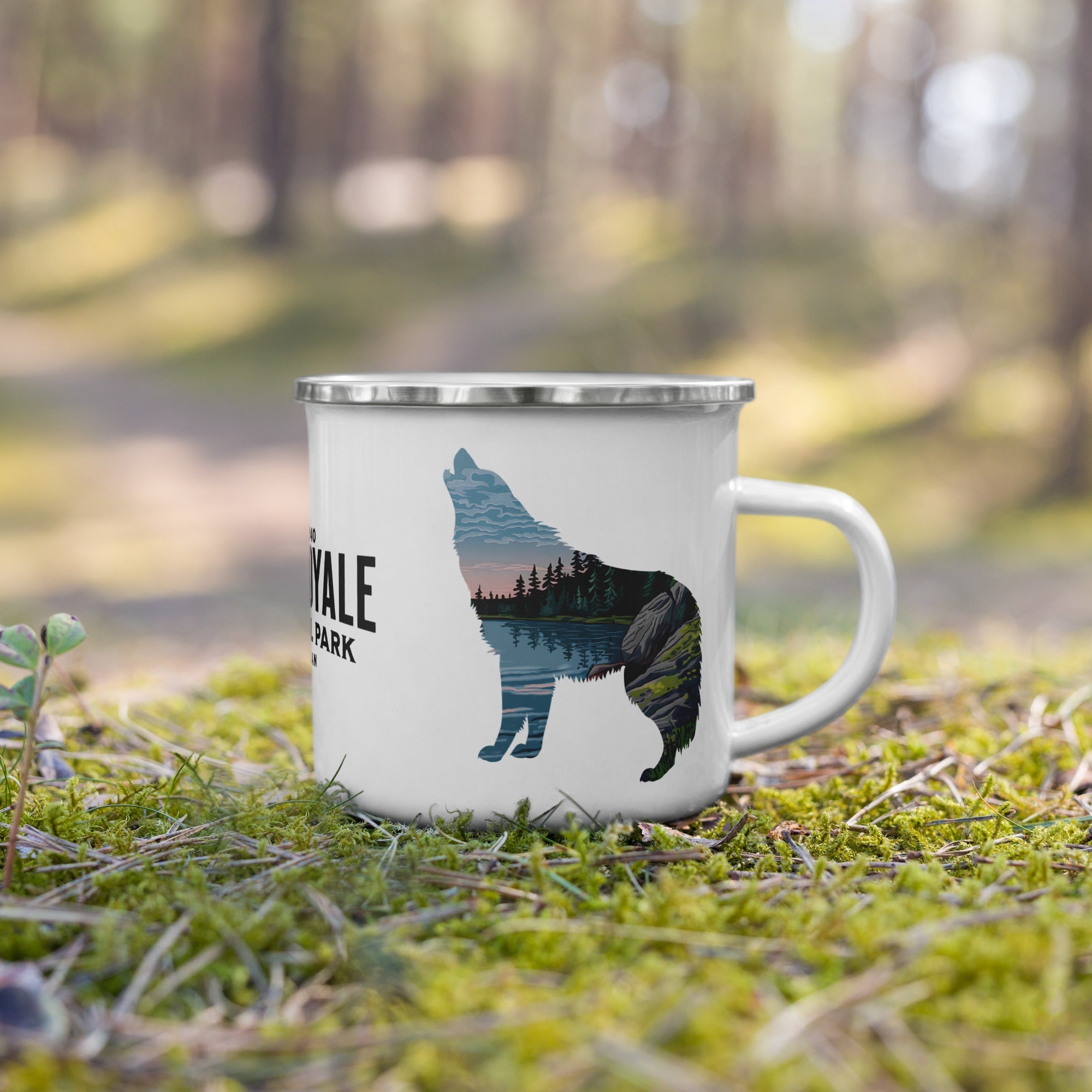 Isle Royale National Park Wolf Camp Mug