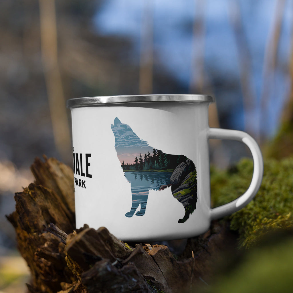 Isle Royale National Park Wolf Camp Mug