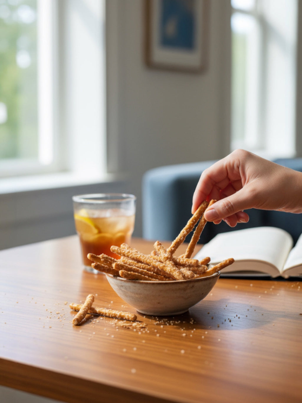 Whiskey Stix Pretzels with a Kick