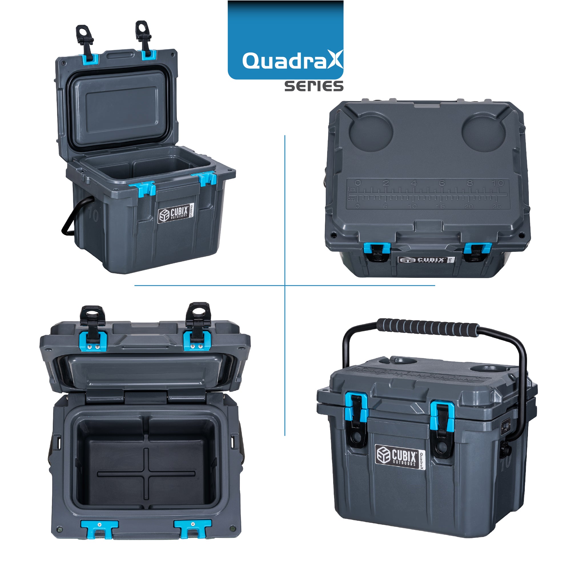 20 Quart Rotomolded Cooler - QuadraX