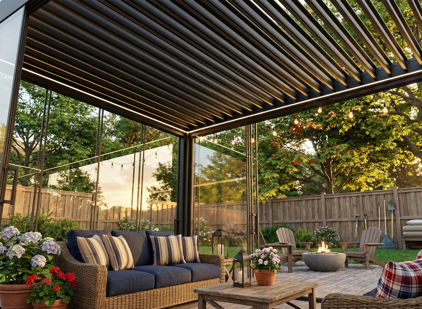 FlexPatio POWER+ Motorized Pergola