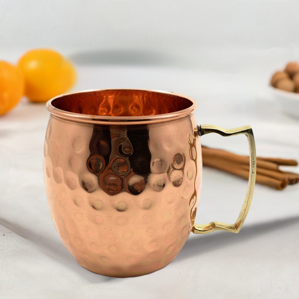 Hammered Moscow Mule Mugs (Set of 2)