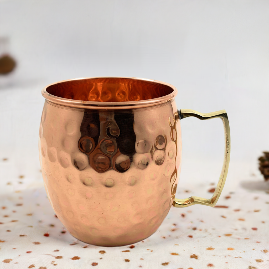 Hammered Moscow Mule Mugs (Set of 2)