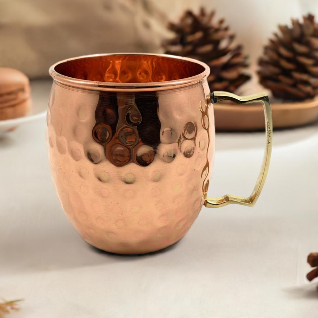 Hammered Moscow Mule Mugs (Set of 2)