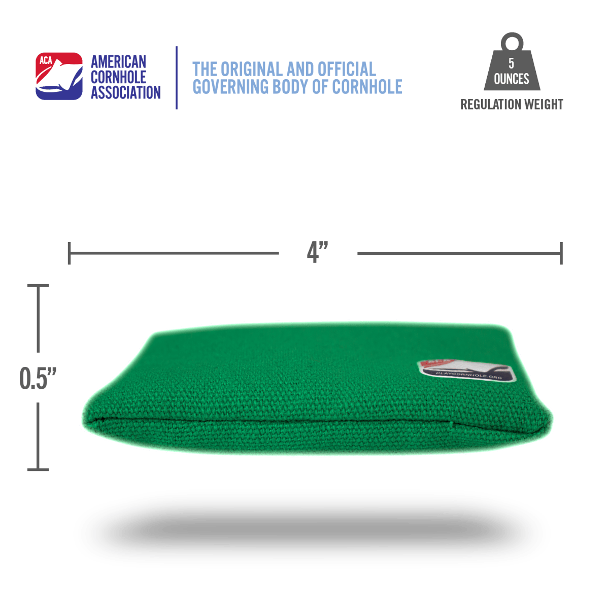 Green Daily 44x Cornhole Bags