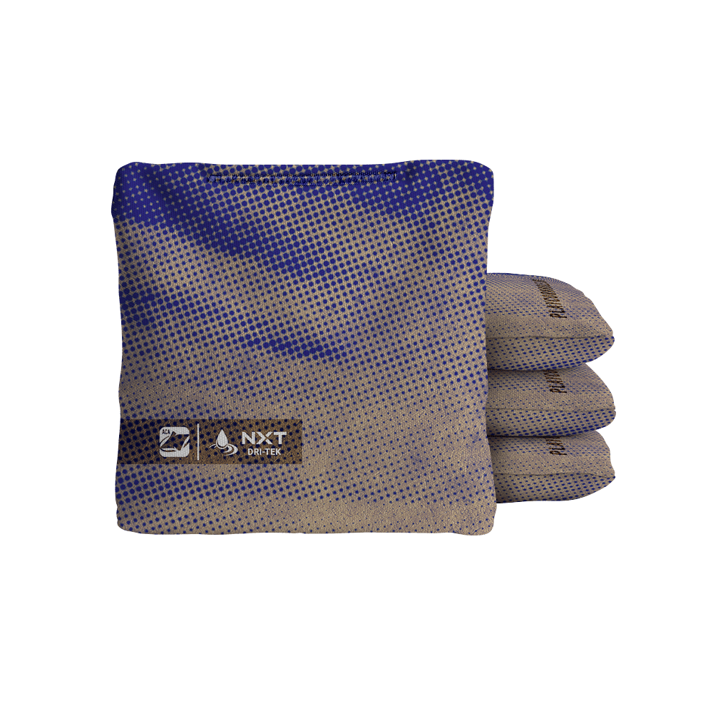 Halftone Horizon Blue NXT Dri-Tek Cornhole Bags