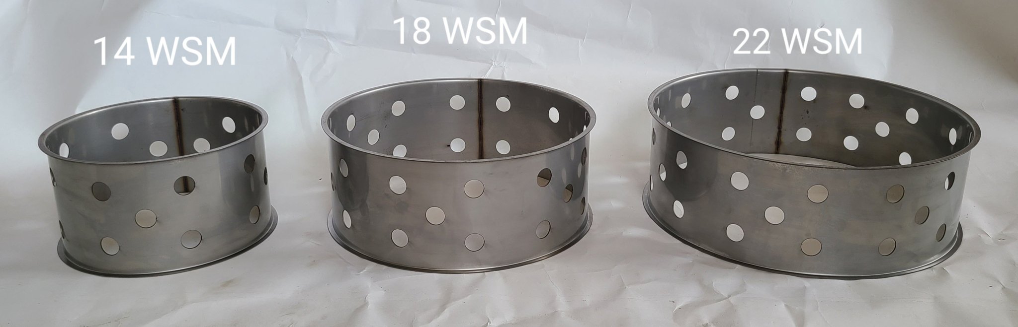 Jumbo WSM Stainless Charcoal Ring (For 14, 18, & 22 WSM)