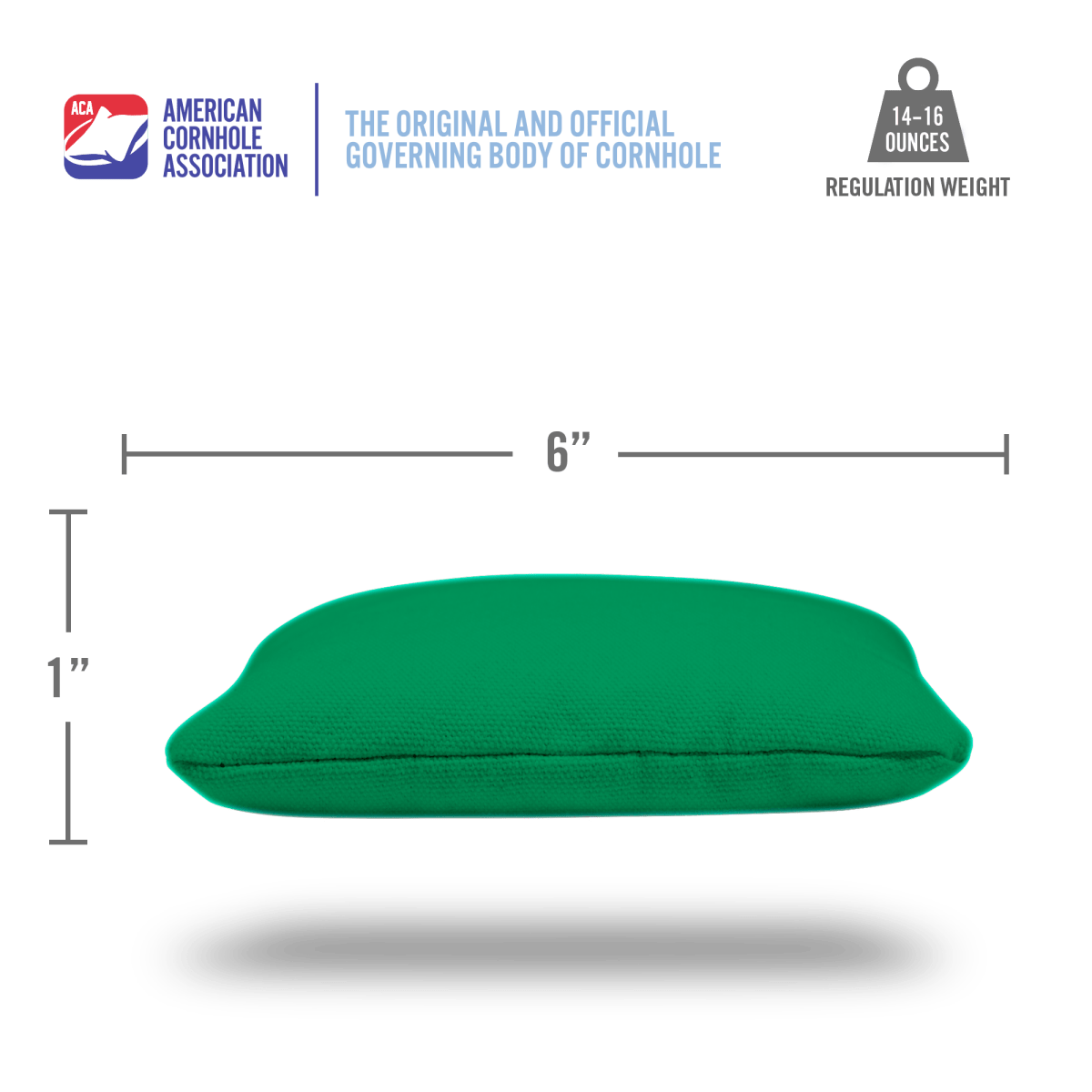 Kelly Green Daily 66x Cornhole Bags