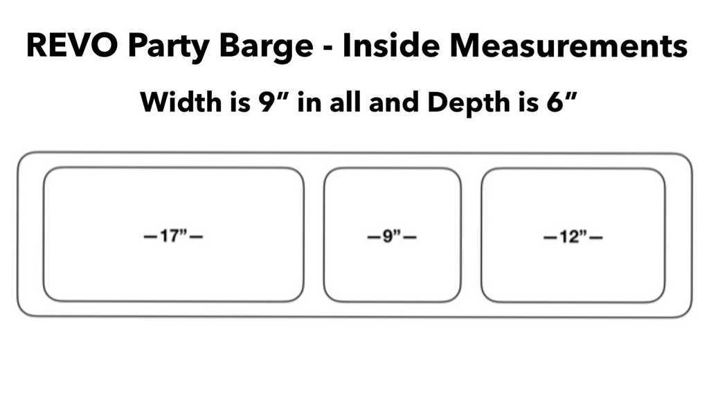 REVO Party Barge Cooler™ | Metallic Gray