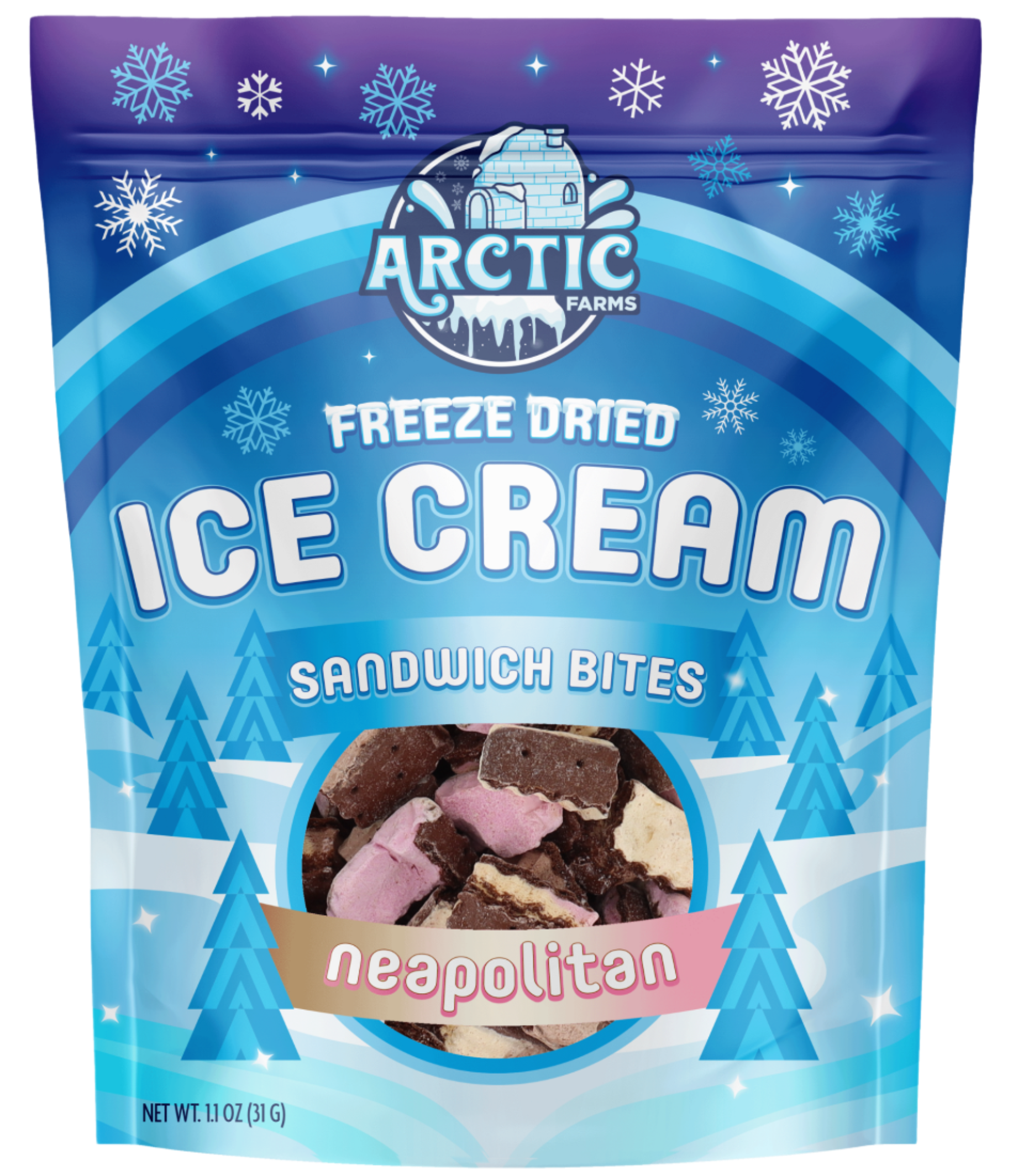 Freeze Dried Ice Cream Sandwich Bites