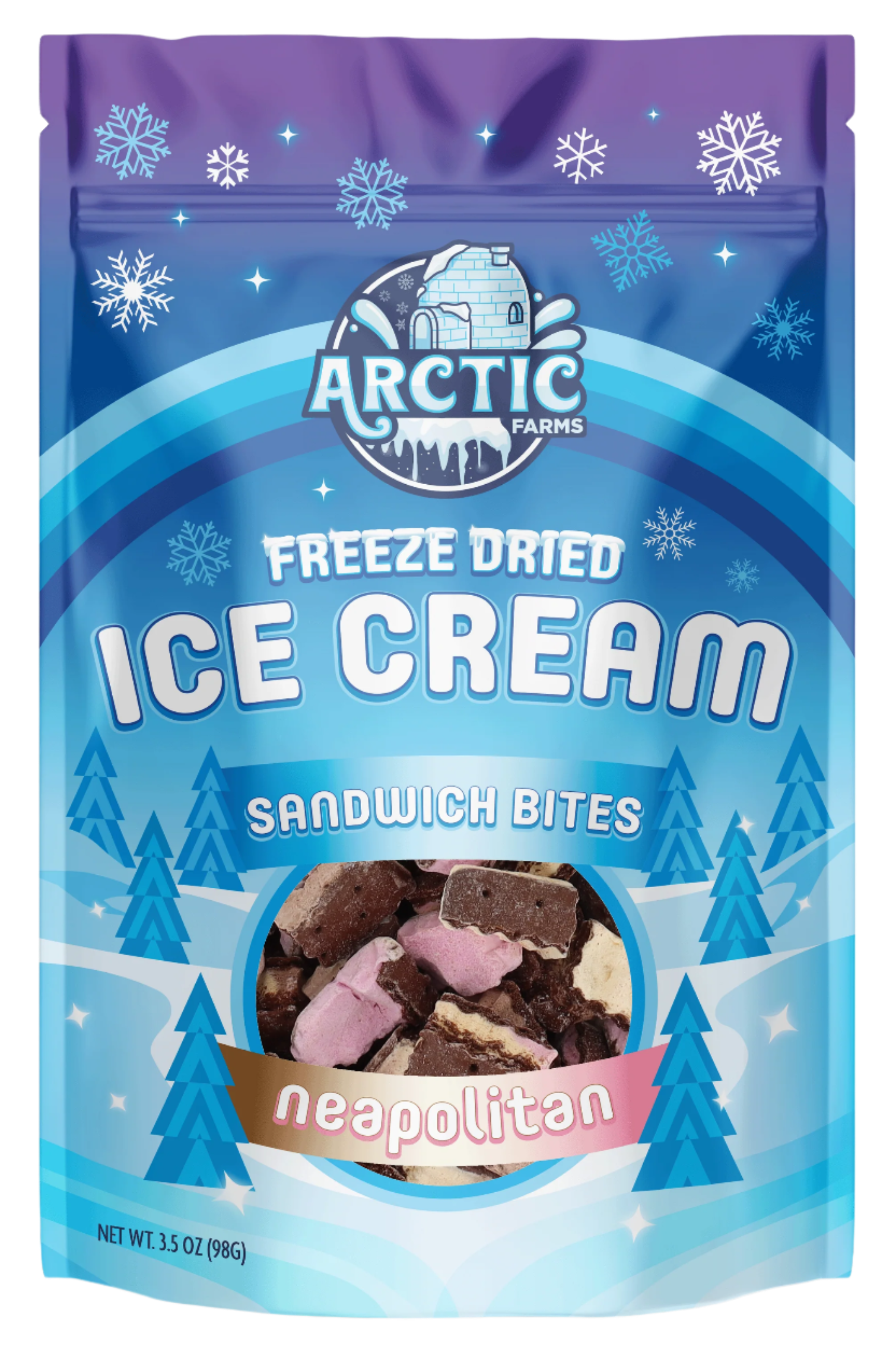 Freeze Dried Ice Cream Sandwich Bites