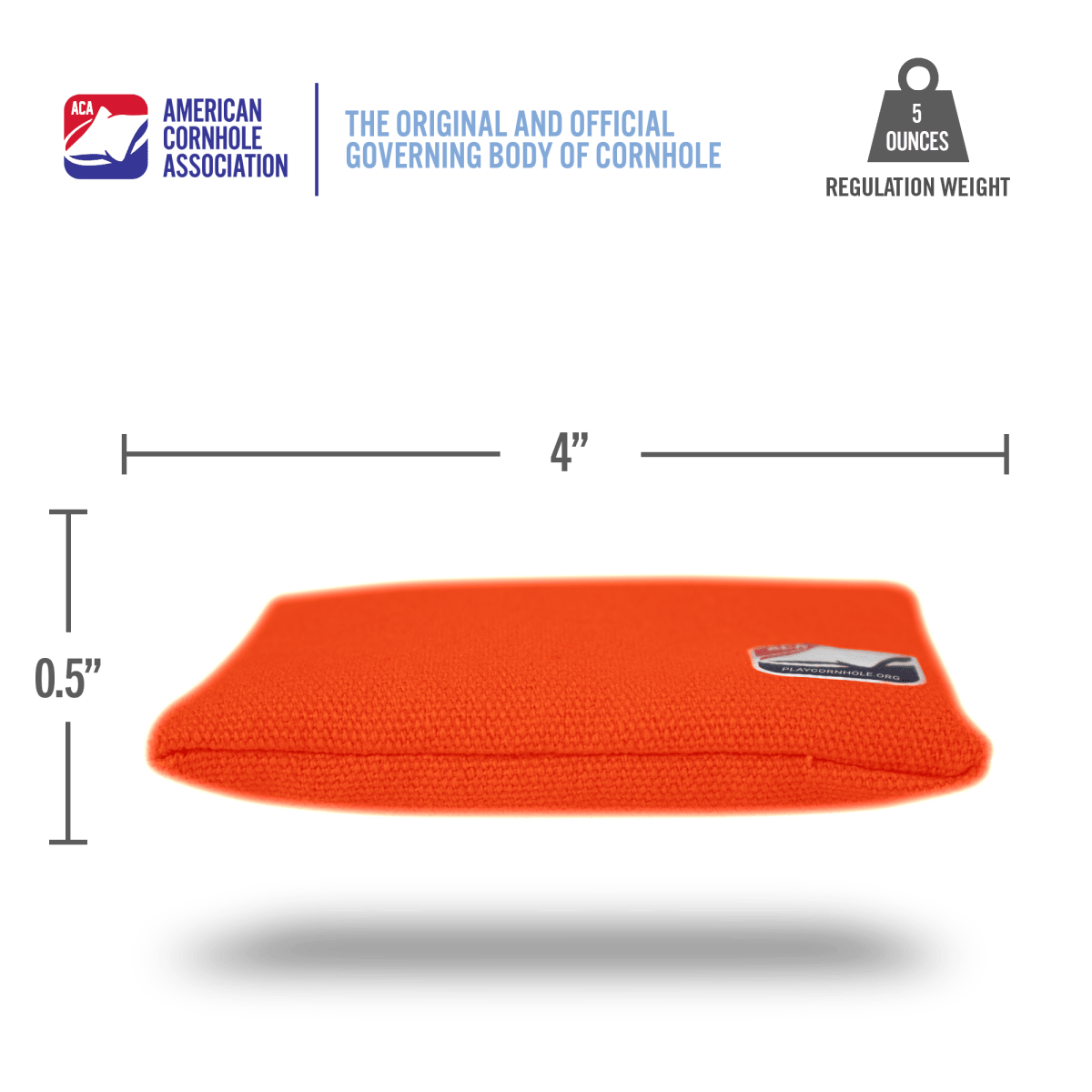 Orange Daily 44x Cornhole Bags