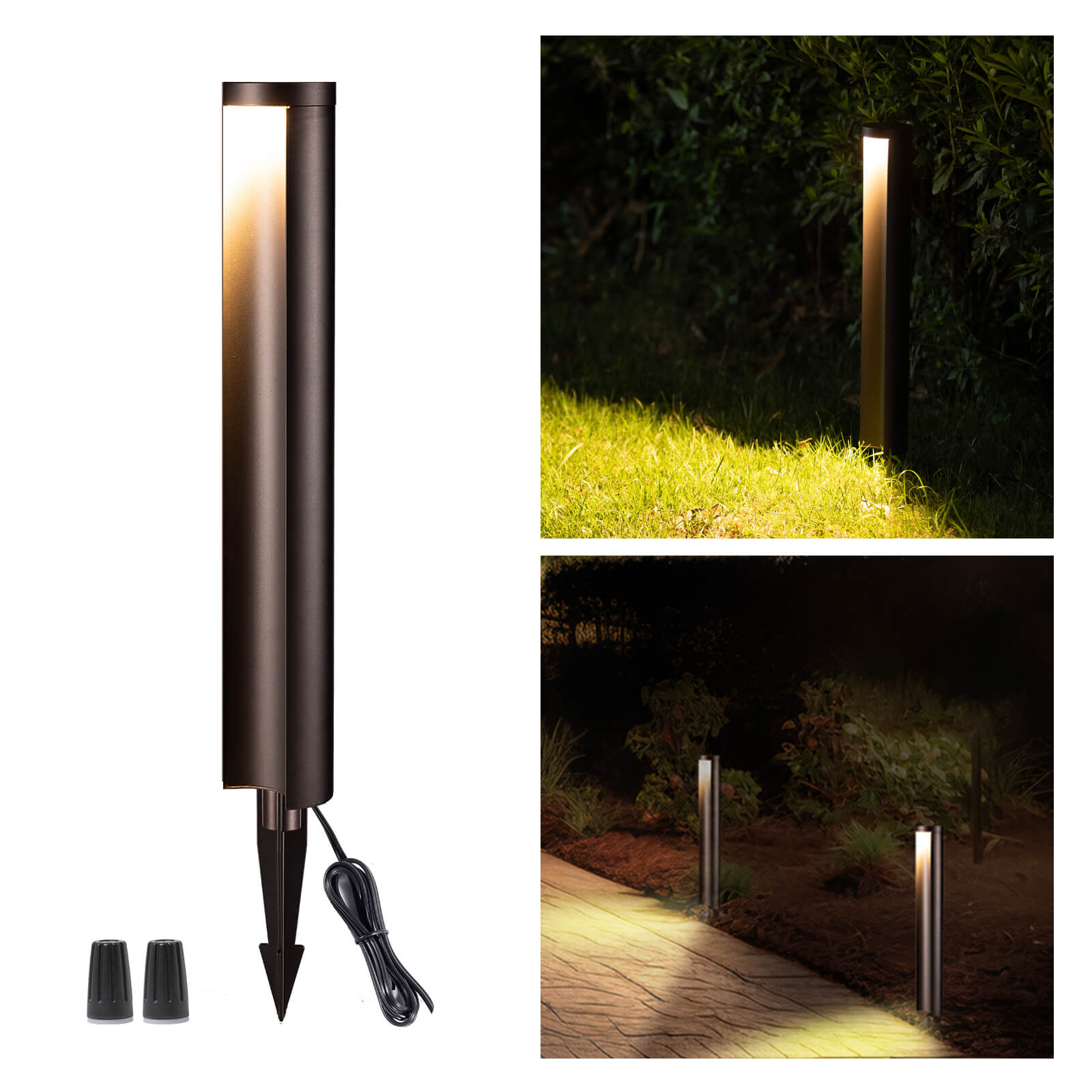 Path Lights Aluminum Outdoor Backyard Patio Sidewalk Lights