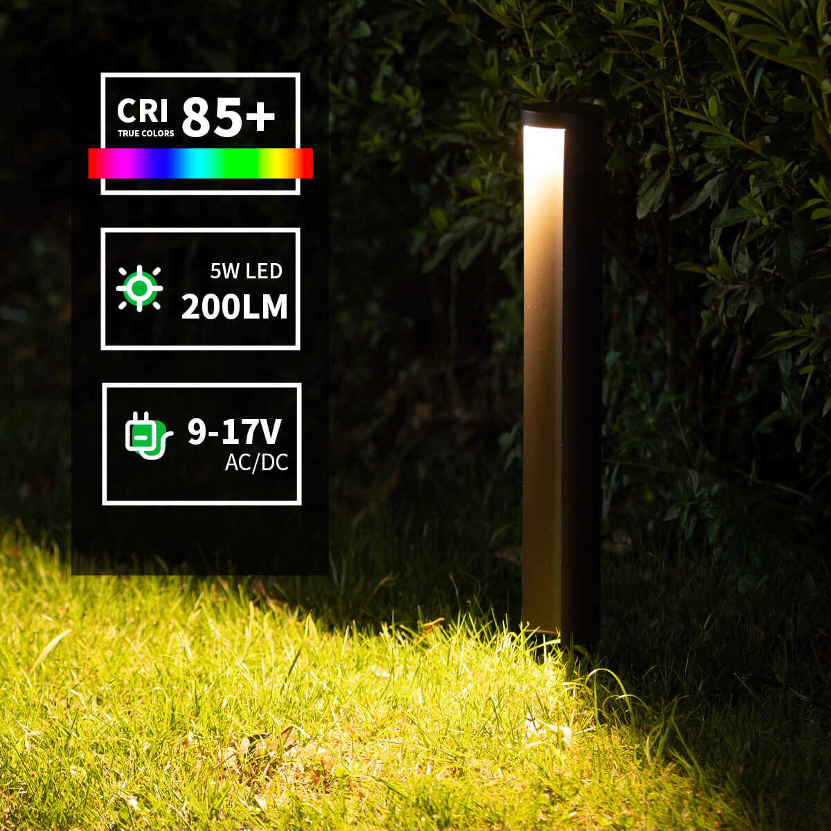 Path Lights Aluminum Outdoor Backyard Patio Sidewalk Lights