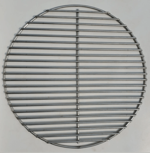 Premium stainless grate for 22 kettle package (grate with pop out center and stainless charcoal grate)