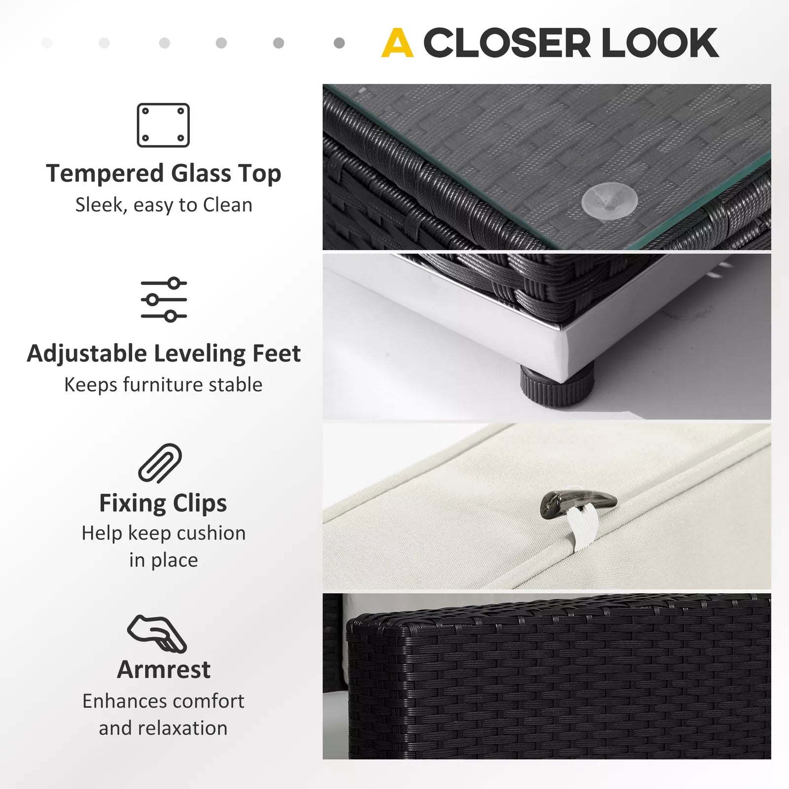 Carson Outdoor Garden Corner Couch Set