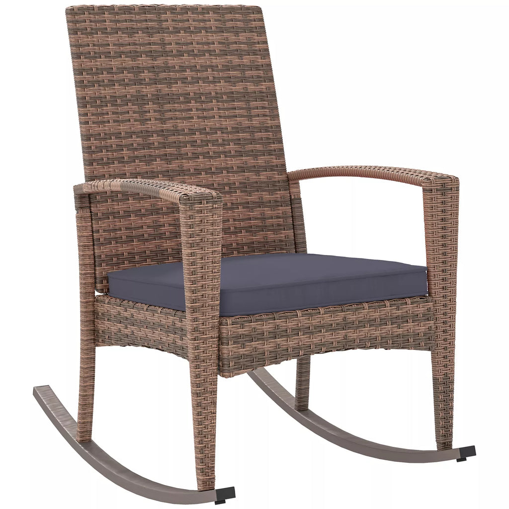 Higgins Rattan Outdoor Patio Rocking Chair