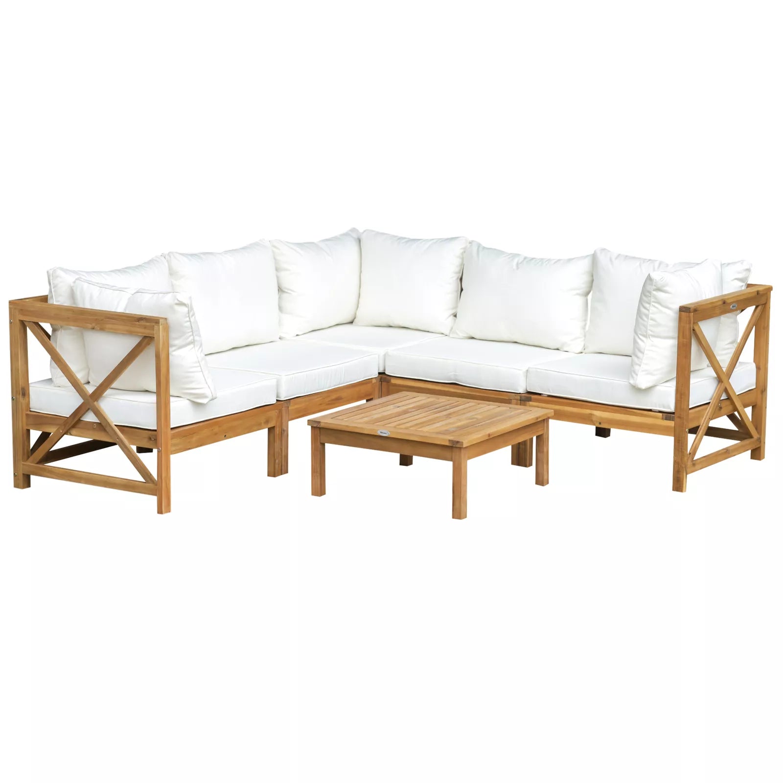 Dunn Outdoor Garden Corner Couch Set