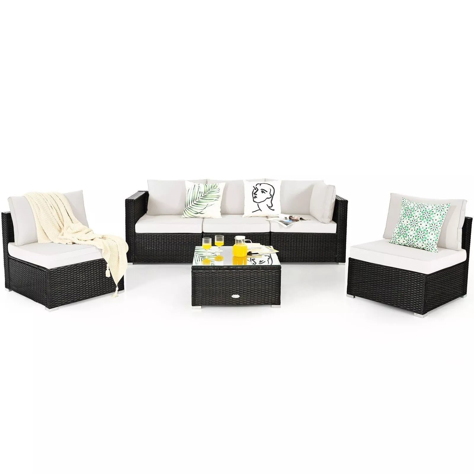 Osborn Outdoor Garden Corner Couch Set