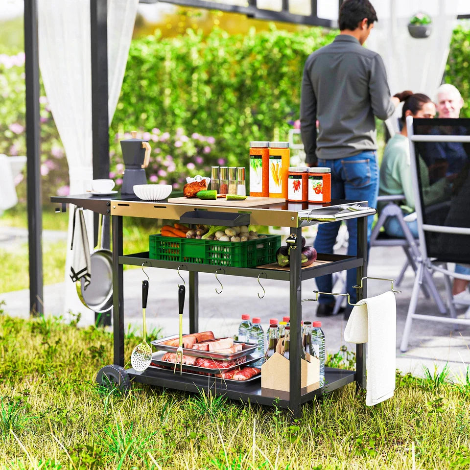 Henri Outdoor Bar Cart