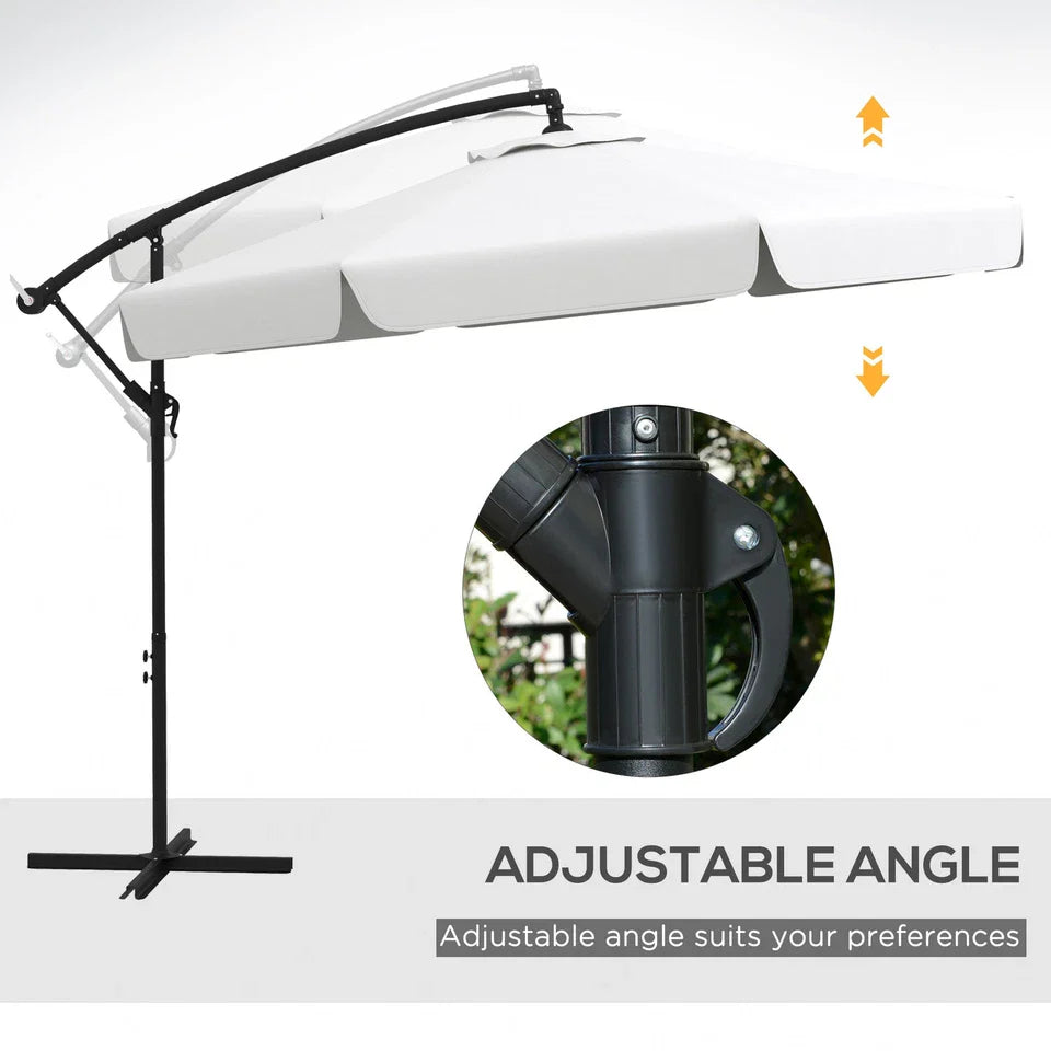 11FT Outdoor Large Patio Cantilever Umbrella