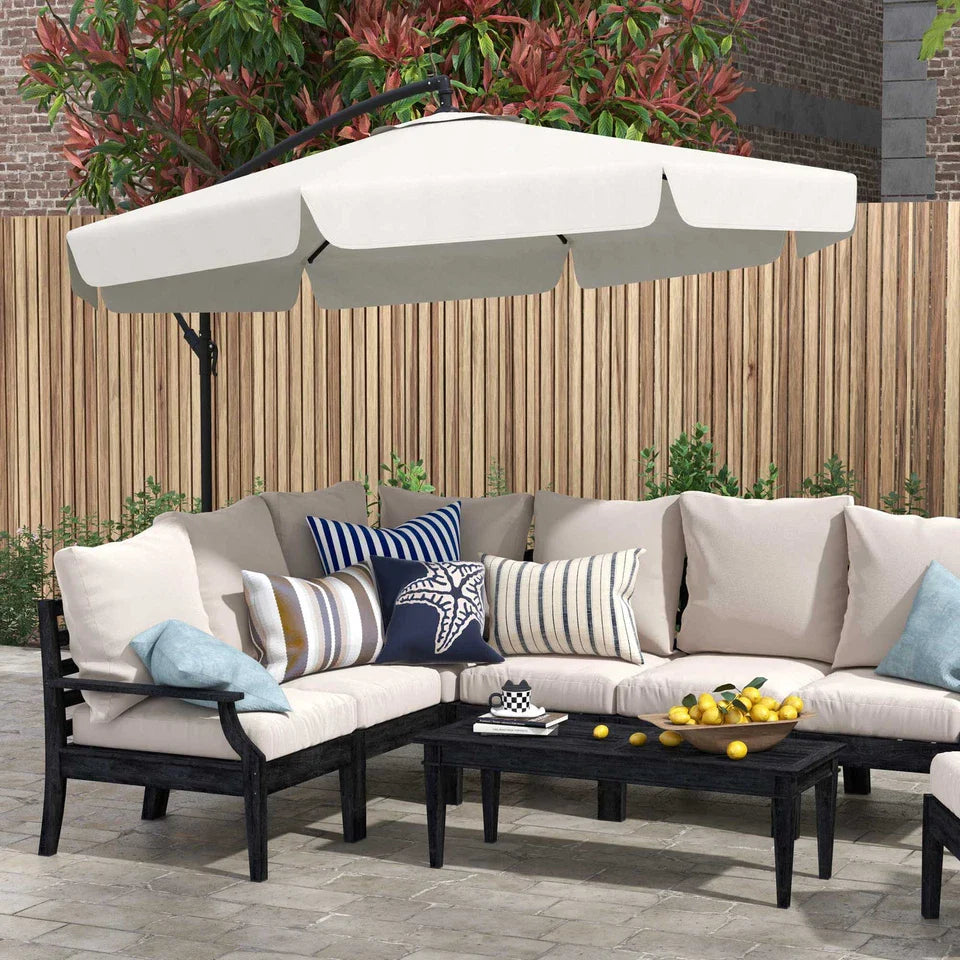 11FT Outdoor Large Patio Cantilever Umbrella